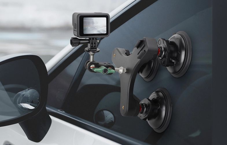 Triple Suction Cup Car Mount Sunnylife for cameras, phones etc. (ZJ771), Sunnylife ZJ771