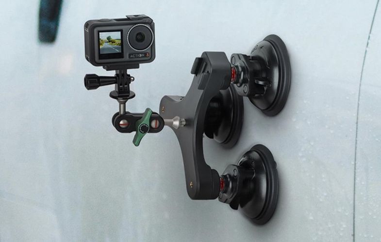 Triple Suction Cup Car Mount Sunnylife for cameras, phones etc. (ZJ771), Sunnylife ZJ771