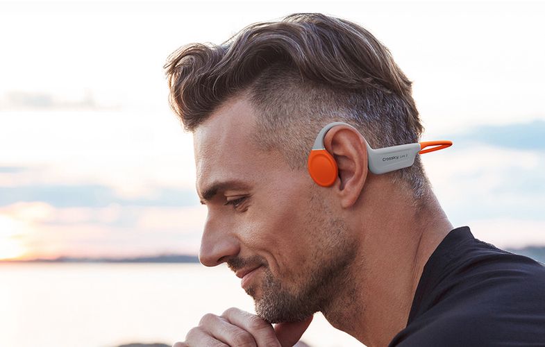 Earphones QCY T25 (grey+ orange), QCY T25 grey-orange