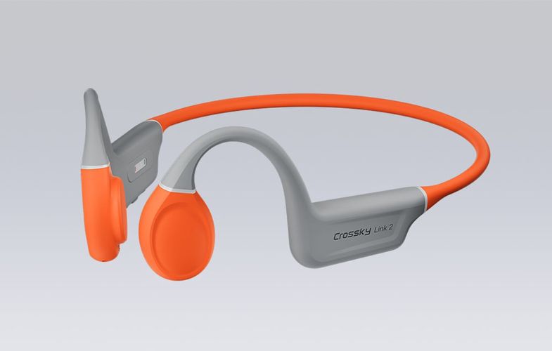 Earphones QCY T25 (grey+ orange), QCY T25 grey-orange