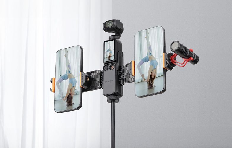 Dual Phones Holder Sunnylife for DJI Osmo Pocket 3 (OP3-ZJ756), Sunnylife OP3-ZJ756