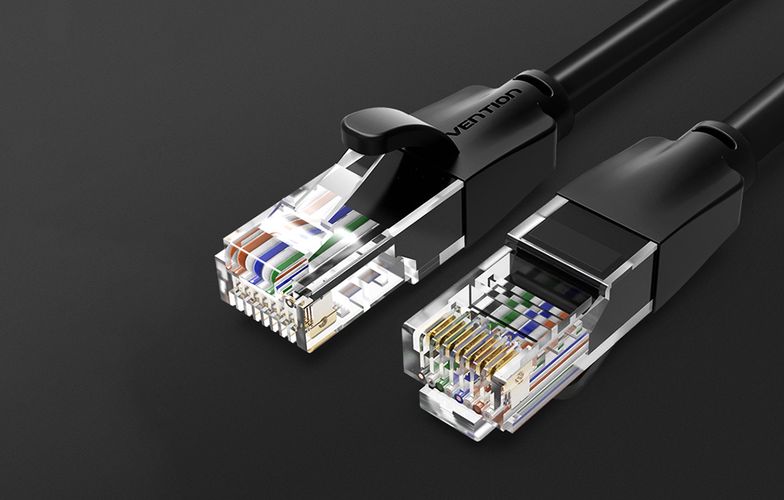 Kabel sieciowy UTP CAT6 Vention IBEBQ RJ45 Ethernet 1000Mbps 20m Czarny, Vention IBEBQ