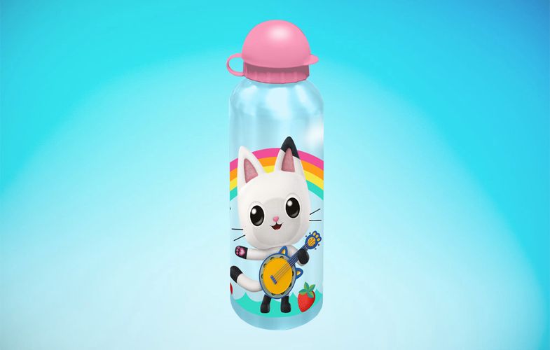 Water Bottle 500 ml Gabby's Dollhouse KiDS Licensing (blue), KiDS Licensing GD00009BLUE