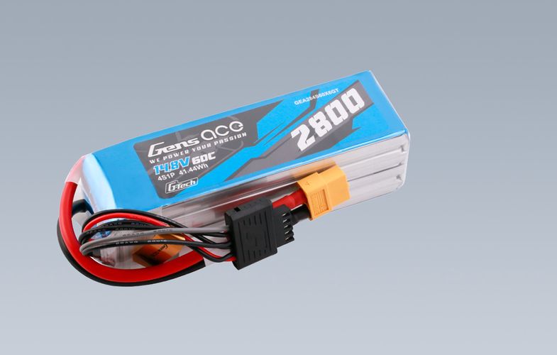 Gens ace G-Tech Soaring 2800mAh 14.8V 60C 4S1P LiPo  XT60, Gens ace GEA284S60X6GT