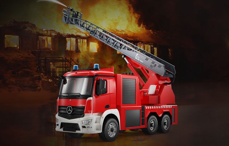 Remote control RC fire truck 1:20 Double Eagle Mercedes-Benz Arocs E667-003, Double Eagle E667-003