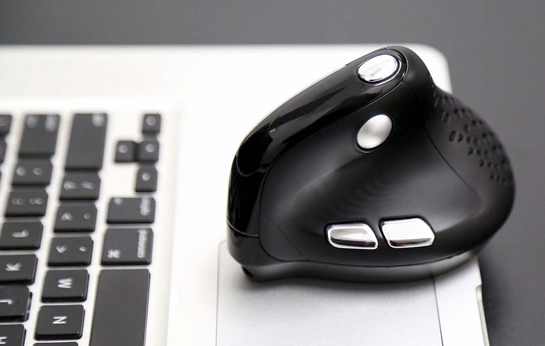 Wireless Ergonomic Mouse Delux M618XSD BT+2.4G RGB, Delux M618XSD (Black)