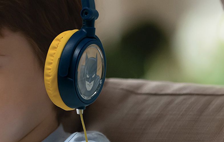 Foldable Headphones Batman Lexibook, Lexibook HP015BAT