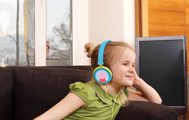 Headphone Foldable Peppa Pig Lexibook, Lexibook HP015PP