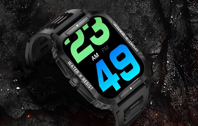 Colmi P76 smartwatch (black), Colmi P76 Black