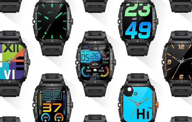 Colmi P76 smartwatch (black), Colmi P76 Black