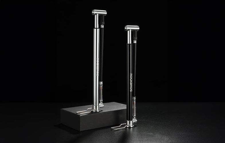 Rockbros bicycle pump JG-004AS (silver), Rockbros JG-004AS