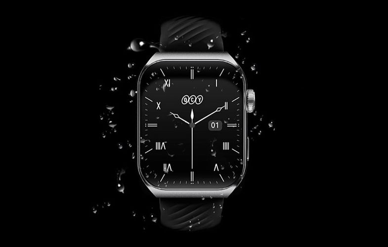 QCY GS2 S5 smartwatch (black), QCY GS2 S5 black