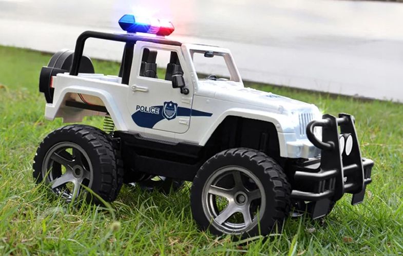 Remote-controlled car 1:12 Double Eagle (white) Jeep (Police) E550-003, Double Eagle E550-003