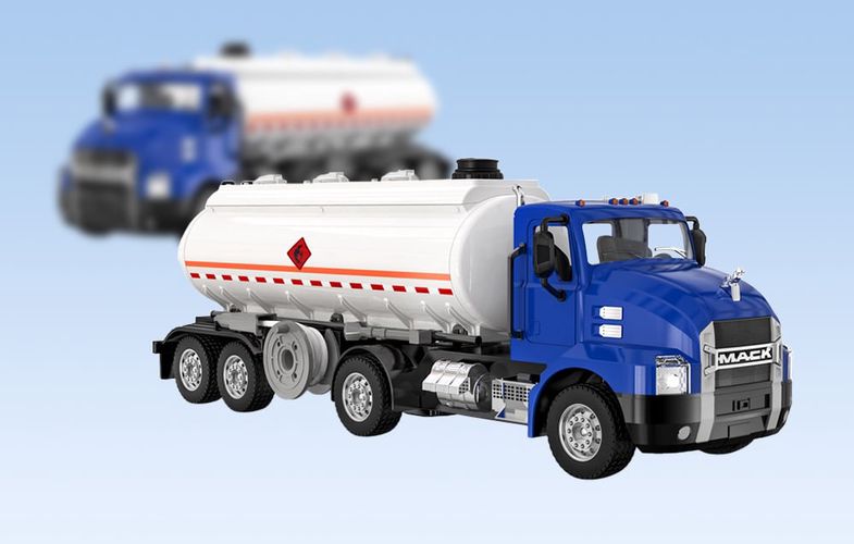 Remote-controlled car 1:26 Double Eagle (blue) (Oil Tank) E582-003, Double Eagle E582-003