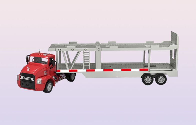 Remote-controlled truck 1:26 Double Eagle (red) (Car Transporter) E583-003, Double Eagle E583-003