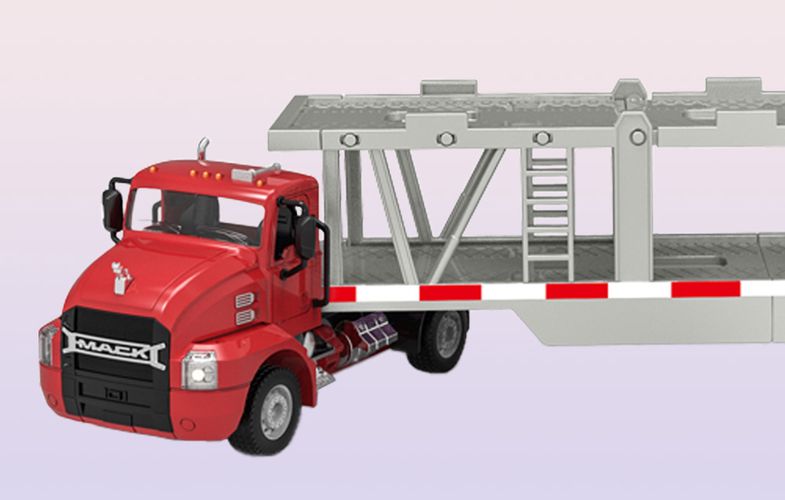 Remote-controlled truck 1:26 Double Eagle (red) (Car Transporter) E583-003, Double Eagle E583-003