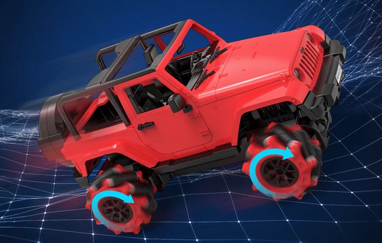 Remote-controlled car 1:16 Double Eagle (red) Jeep (drift) E348-003, Double Eagle E348-003