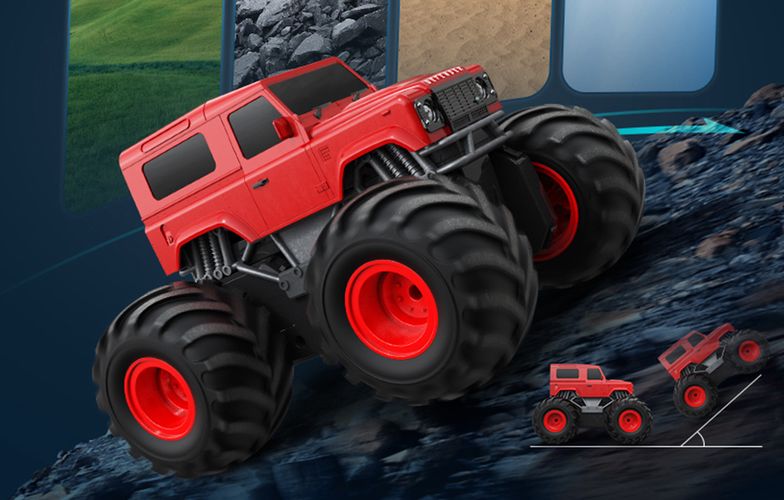 RC remote control car 1:18 Double Eagle (red) (red) Ford (amphibious) E344-003, Double Eagle E344-003