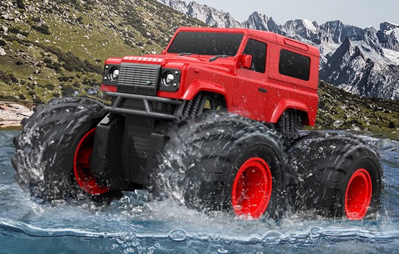 Remote-controlled car Double Eagle (red)  Land Rover (Amphibious) E343-003, Double Eagle E343-003