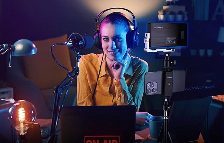 Lamp Neewer SL90 Pro LED RGB 12W 2500-10000K, Neewer B0B128YLWX
