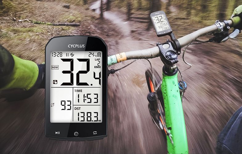 GPS bike computer Cycplus M1 - compatibile with Strava, Trainingpeaks etc., Cycplus M1