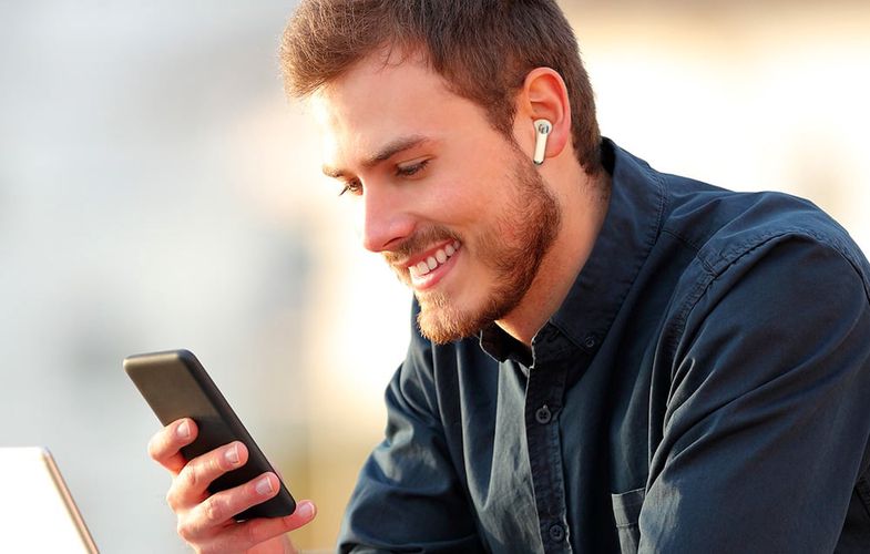 TWS Tronsmart Sounfii R4 headphones (white), Tronsmart R4 white