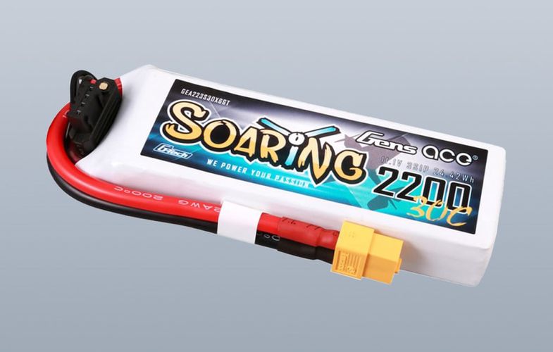 Gens ace G-Tech Soaring 2200mAh 11.1V 30C 3S1P Lipo Batte, Gens ace GEA223S30X6GT