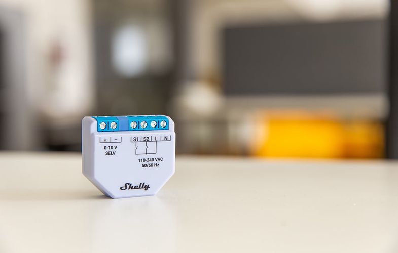 Shelly Plus 0-10V Light Dimmer, WiFi/Bluetooth, Shelly 0-10V