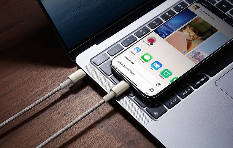 Cable USB-C do USB-C Baseus Tungsten Gold, 100W, 1m (złoty), Baseus P10319800G21-00