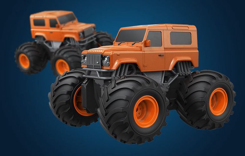 Remote-controlled car Double Eagle (orange) Land Rover (Amphibious) E343-003, Double Eagle E343-003orange