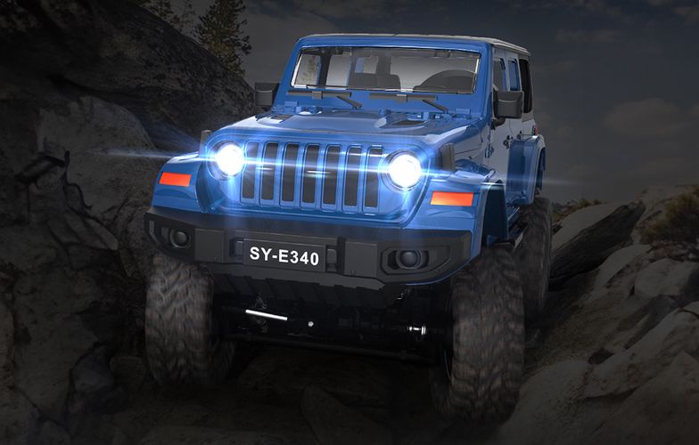 RC remote control car 1:14 Double Eagle (blue) Jeep Crawler Pro E340-003, Double Eagle E340-003blue