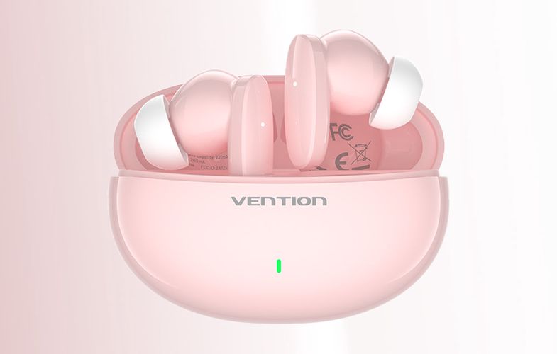 Wireless headphones, Vention, NBFP0, Elf Earbuds E01 (pink), Vention NBFP0