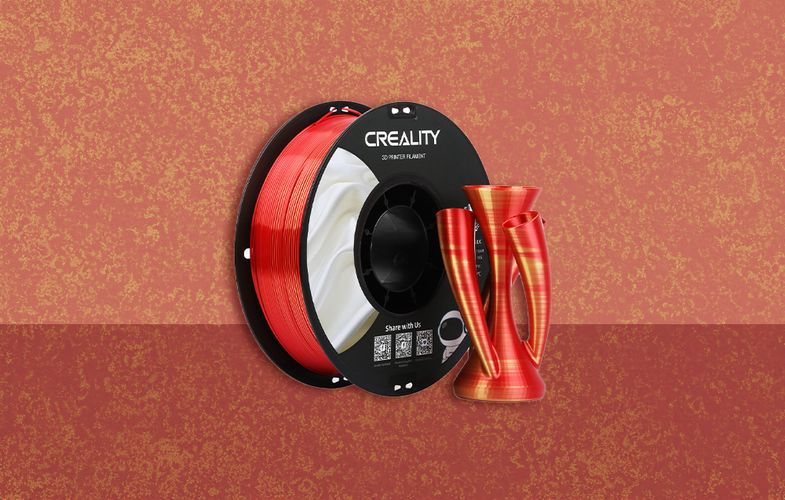 CR-Silk PLA Filament Creality (Golden-red), Creality 3301120009