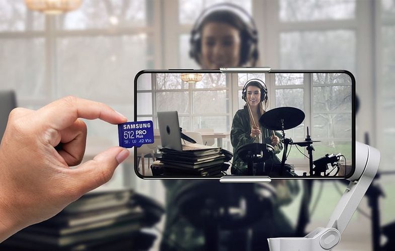 Memory card Samsung Pro PLUS microSDXC 512GB 180/130 MB/s UHS-I U3 (MB-MD512SA/EU), Samsung MB-MD512SA/EU