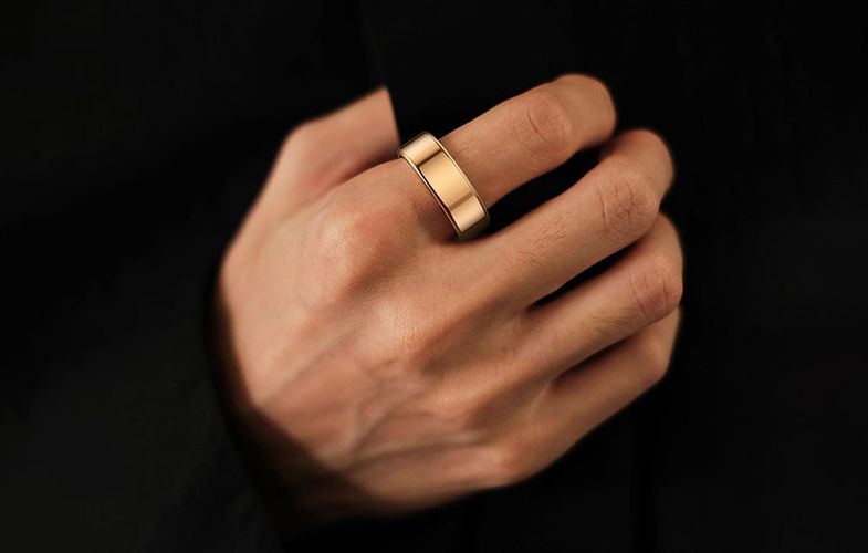 Smartring Colmi R02 19.8MM 10 (Gold), Colmi R02 Gold 10