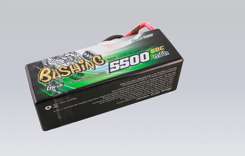 Gens ace G-Tech 5500mAh 4S1P 14.8V 60C HardCase RC car Lipo Battery, Gens ace GEA554S60X9GT