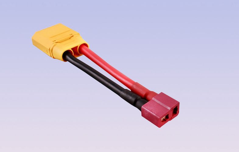 Gens ace Gens ace Deans(T) female to XT90 male Adapter, AWG#12 60mm?T?female to XT90 male Adapter, AWG#12 60mm, Gens ace GEADF2X9M