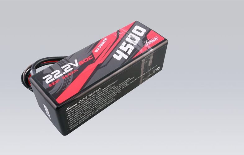 Gens ace G-Tech 4500mAh 6S1P 22.2V 60C HardCase RC car Lipo Battery 14#, Gens ace GEA456S60X9GT