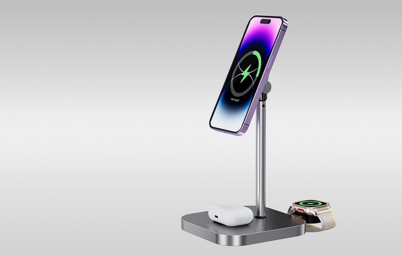 Magnetic Wireless Charger, INVZI, NVZAWC01, for Apple Watch 5W MFi Certified with USB-C Port, INVZI NVZAWC01