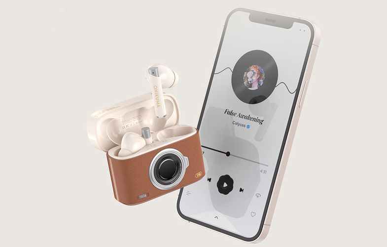 ONIKUMA Bluetooth In-Ear Headphones T18 Brown, ONIKUMA T18 brown