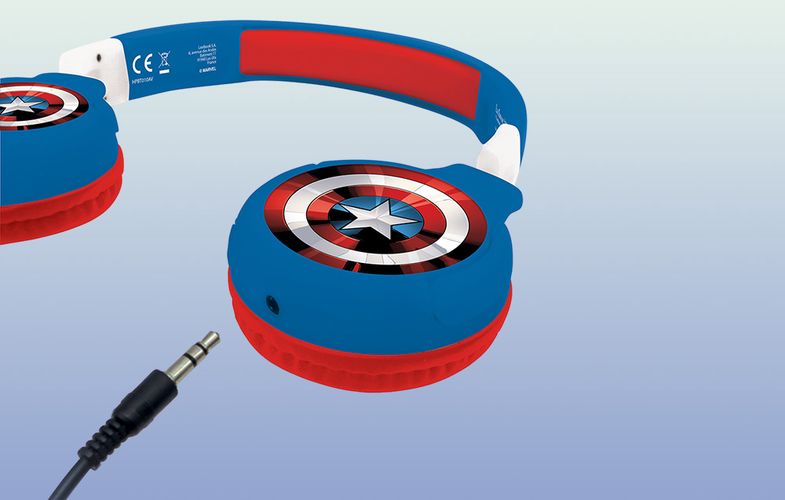 Foldable headphones 2 in 1 Avengers Lexibook, Lexibook HPBT010AV