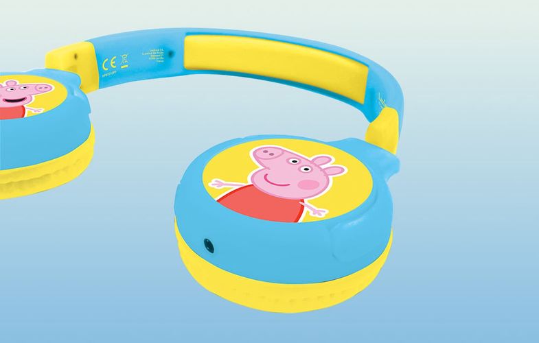 Foldable headphones 2 in1 Peppa Pig Lexibook, Lexibook HPBT010PP