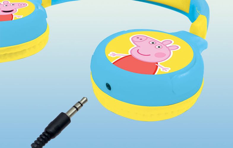 Foldable headphones 2 in1 Peppa Pig Lexibook, Lexibook HPBT010PP