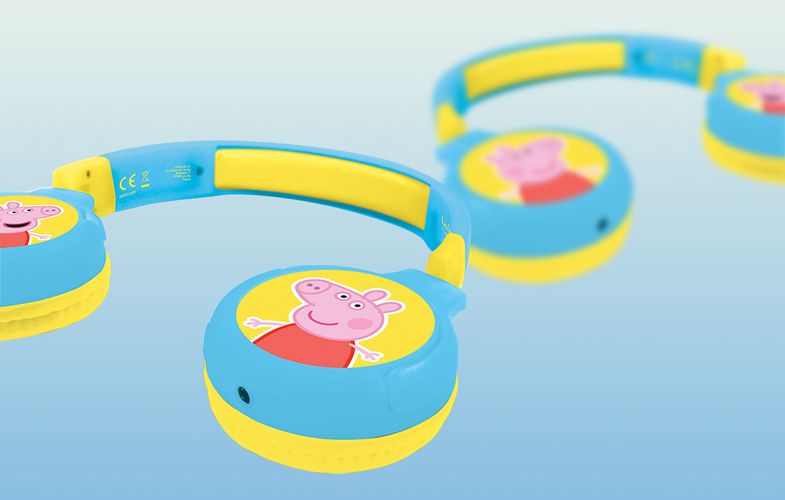 Foldable headphones 2 in1 Peppa Pig Lexibook, Lexibook HPBT010PP