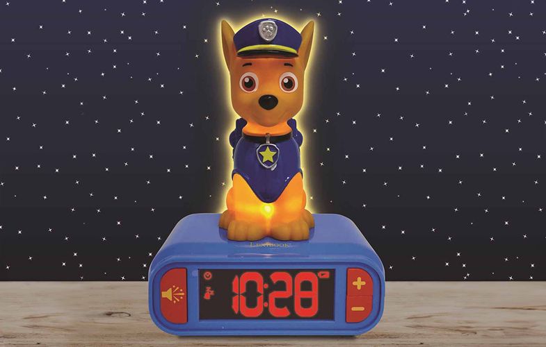 Digital alarm clock with a Chase 3D nightlight Lexibook, Lexibook RL800PA