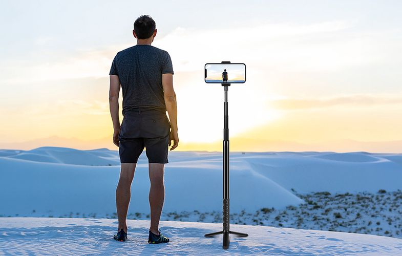 Metal selfie holder Puluz 150 cm for Insta360 One RS / X2 / X3 / X4 / X5, Puluz PU816
