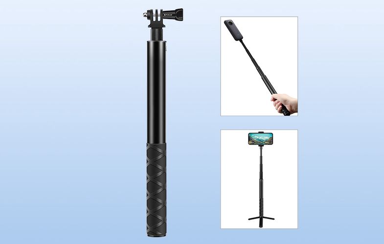 Metal selfie stick PULUZ 110 cm for Insta360 One RS / X2 / X3 / X4, Puluz PU815