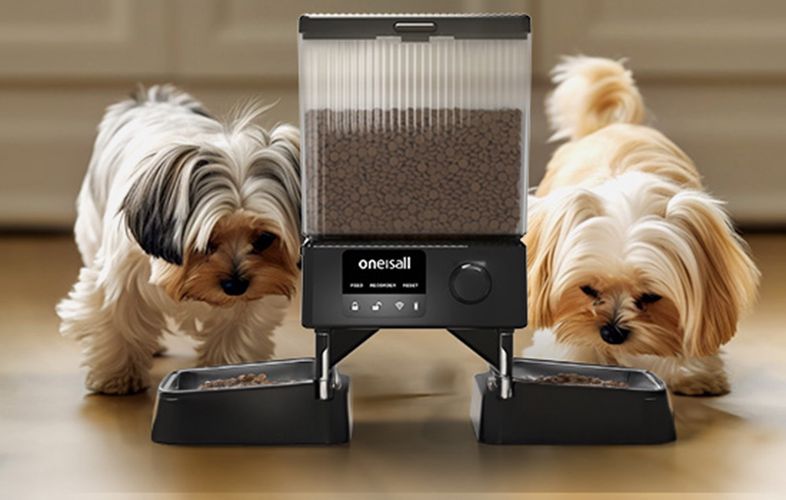 Automatic double pet feeder  WiFi Oneisall, Oneisall PFD-002 Pro