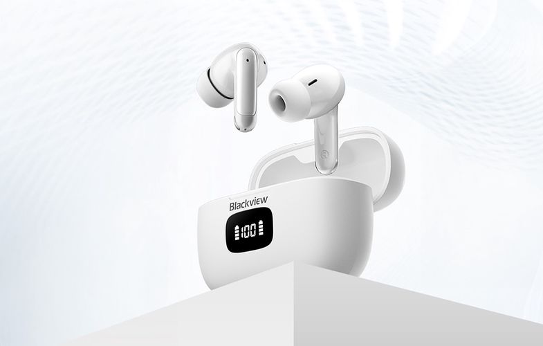 Blackview AirBuds 8 Wireless Headphones (White), Blackview AirBuds8-white