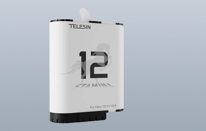 High performance stamina battery TELESIN  for GoPro Hero 12/11/10/9, Telesin GP-HPB-012